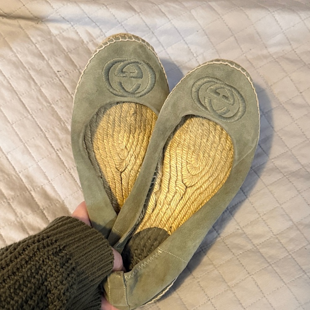 Gucci Women's Olive Espadrilles
